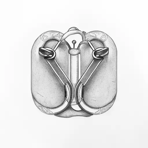 Handcuffs, Hand, White bird, Statue achilles tattoo design idea