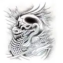 fighter baki tattoo design idea