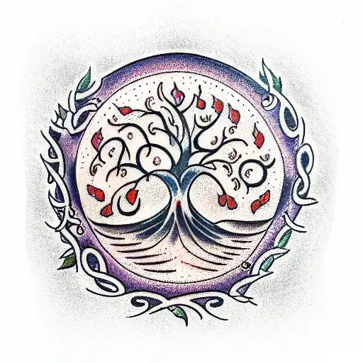 Tree of Life tattoo design idea