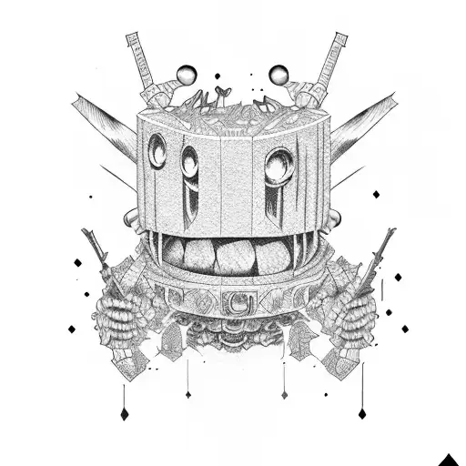 Invader zim tattoo design idea