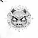 Invader zim tattoo design idea