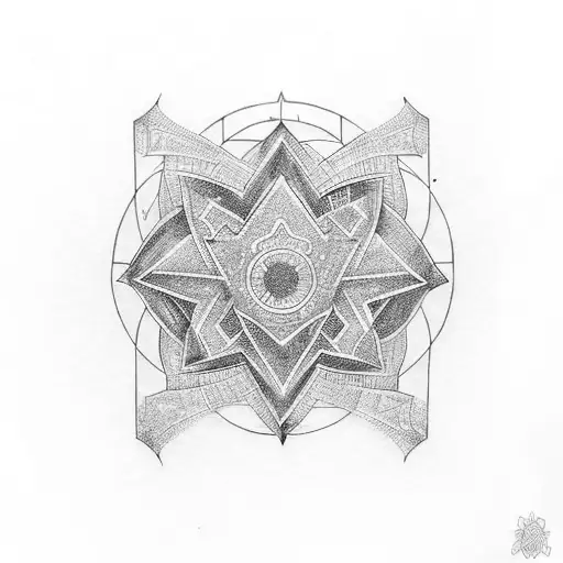 flecha de arco tattoo design idea