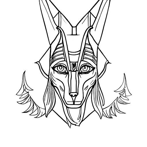 Anubis tattoo design idea