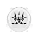 plane silhouette  tattoo design idea