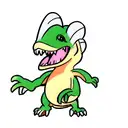 baby dino tattoo design idea