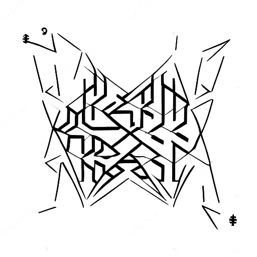 A dollar bill transforming into a binary code pattern tattoo design idea