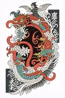 japanese gods tattoo design idea