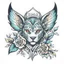 donna tattoo design idea