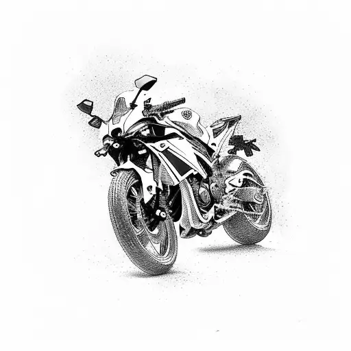 Motorcycle Yamaha SCR 950 2017 Motorbike Art