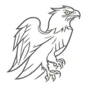 Polish eagle tattoo design idea