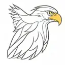 Polish eagle tattoo design idea