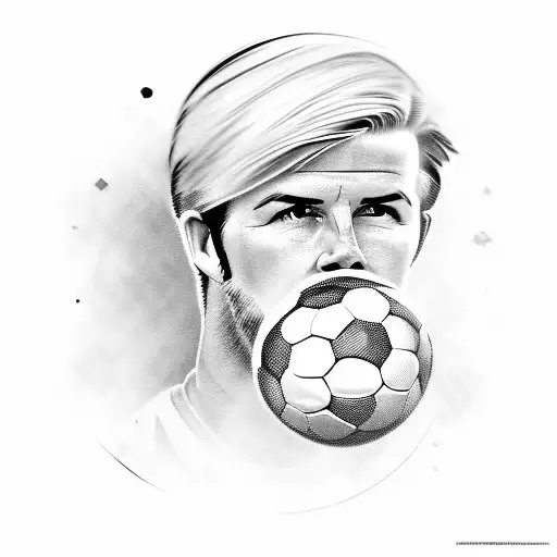 football beckham tattoo design idea