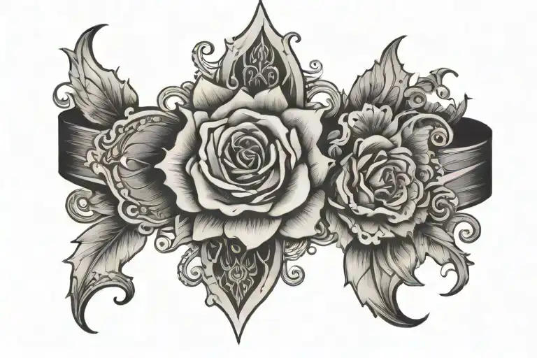 wrist band tattoo tattoo design idea
