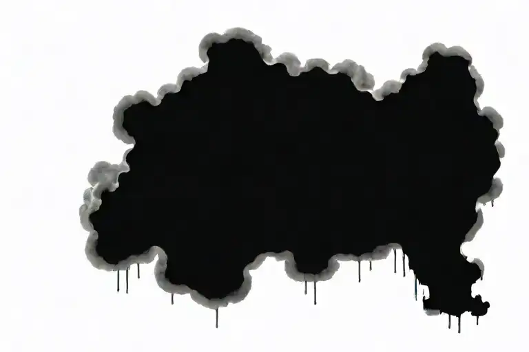 rain with cloud tattoo tattoo design idea