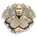 tattoo on dwayne johnson's chest tattoo design idea