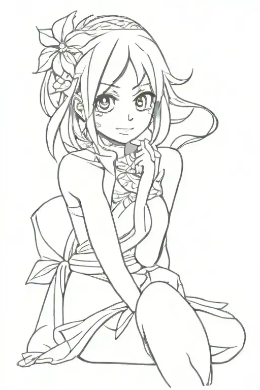 Juvia and Gray Fairy tail tattoo design idea