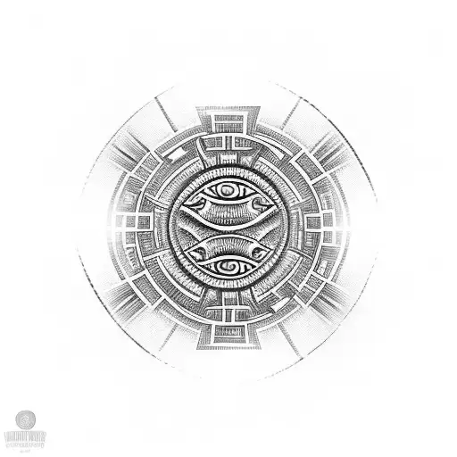 Perfect symmetrical Maori tattoo, transparent background, shades, png transparent, sharp-focus,  symmetrical details, 3D tattoo design idea