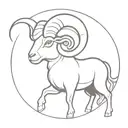 Aries ram tattoo design idea