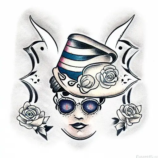 Georgian cousine tattoo design idea