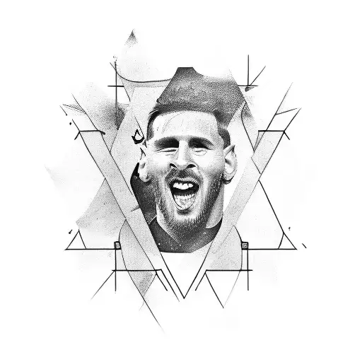 MOROCCO FC. BARCELONA SOCCER MESSI tattoo design idea