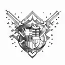 MOROCCO FC. BARCELONA SOCCER MESSI tattoo design idea