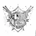 MOROCCO FC. BARCELONA SOCCER MESSI tattoo design idea