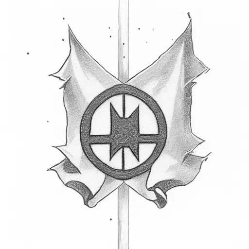  ireland flag and palestine flag tattoo design idea