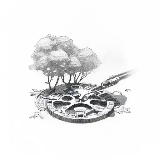 handshake tattoo design idea