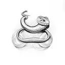 snake eye bycicle  tattoo design idea