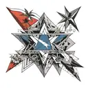 cuban flag tattoo design idea