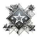 cuban flag tattoo design idea