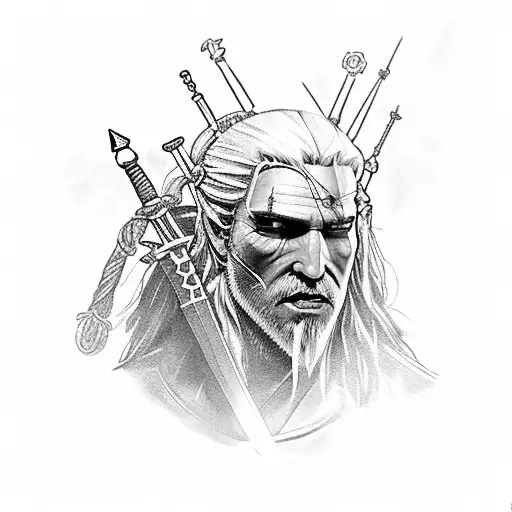 Witcher tattoo design idea