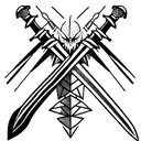 Witcher Swords tattoo design idea