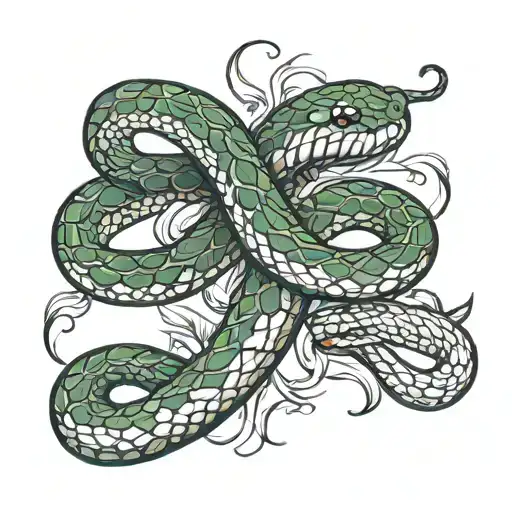 snake tattoo tattoo design idea