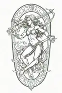 pisces, virgo, scorpio and cancer zodiac sign incorporated tattoo design idea