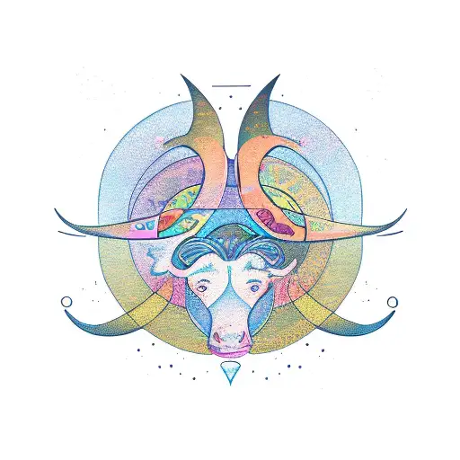 Taurus sun and libra moon tattoo design idea