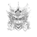 black clover anime tattoo design idea
