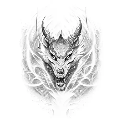 fire hot ice cold tattoo design idea