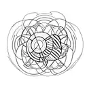 A tattoo symbolizing the bond between three siblings through a geometric design tattoo design idea