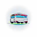 daisy school bus tattoo design idea