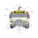 daisy school bus tattoo design idea