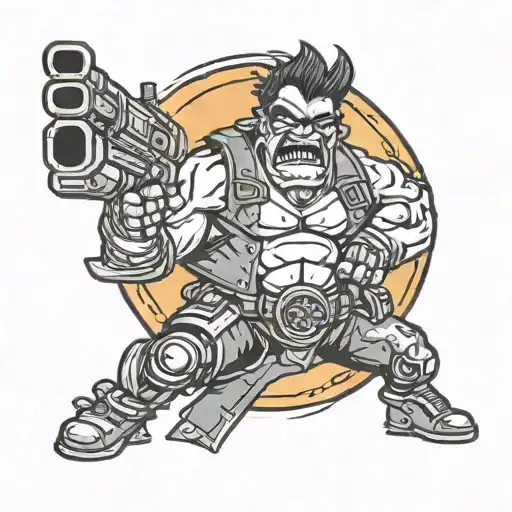 serious Sam   tattoo design idea