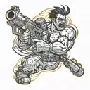 serious Sam   tattoo design idea