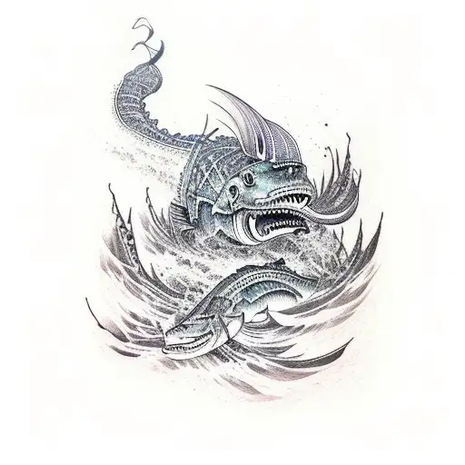 Leviathan  tattoo design idea