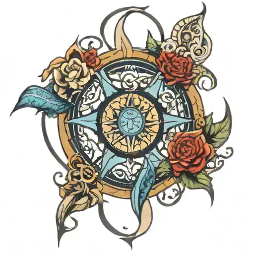 Wheel of time  tattoo design idea