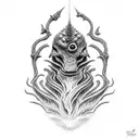 god dagon, lovecraft tattoo design idea