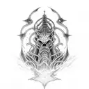 god dagon, lovecraft tattoo design idea