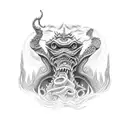 god dagon, lovecraft tattoo design idea