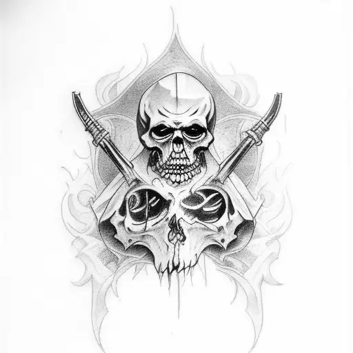 tattoo sleeve with the reaper/ burn the ships/ Valhalla tattoo design idea
