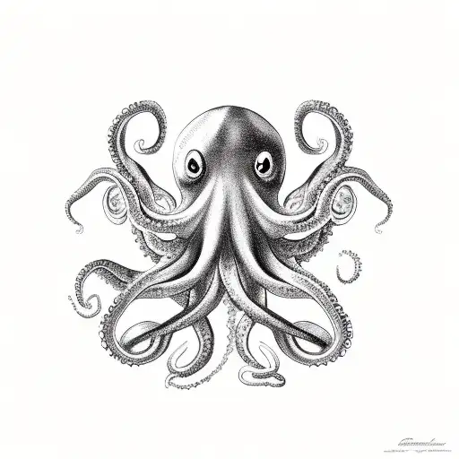 octopus sinking a ship tattoo design idea